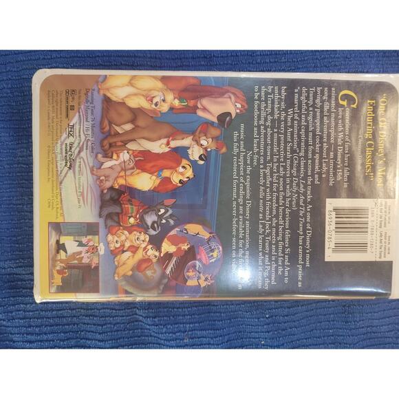 Lady and the Tramp VHS Tape Disney Works - Picture 2 of 3